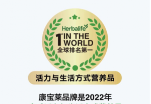全球零售总额排名第一 康宝莱再获专业认证