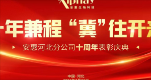 安惠河北分公司举行十周年表彰庆典