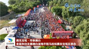 首届和治友德潮白湿地半程马拉松国庆节举办