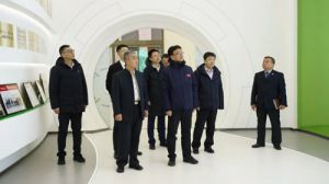 威海市政法委书记于宁一行莅临安然参观指导