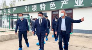 绿叶徐建成考察甘肃元生农牧科技有限公司