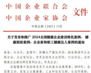 双迪入选2024全国健康企业建设特色案例